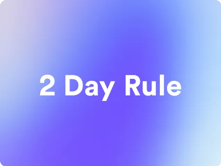 an image for 2 day rule