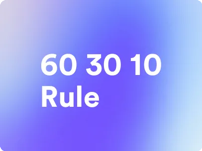 an image for 60 30 10 rule