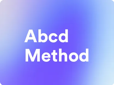 an image for abcd method