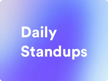 an image for daily standups