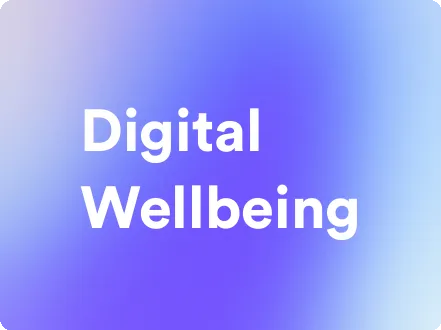 an image for digital wellbeing