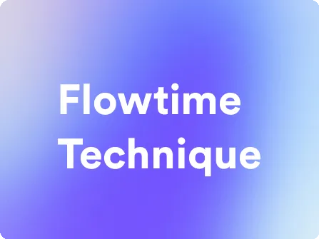 an image for flowtime technique