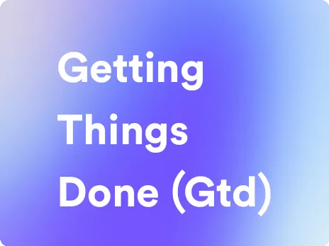 an image for getting things done (gtd)