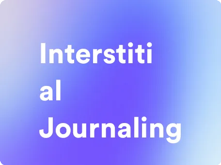 an image for interstitial journaling