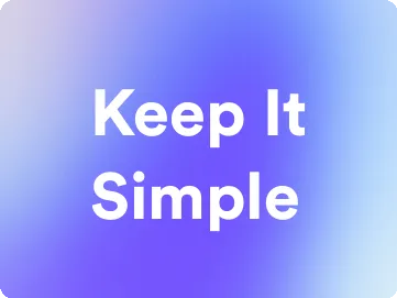 an image for keep it simple