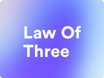 an image for law of three