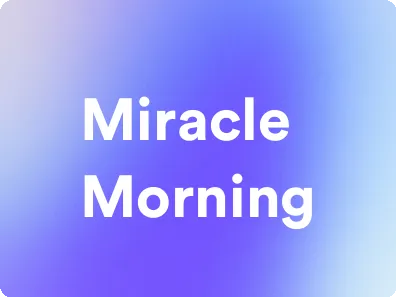 an image for miracle morning