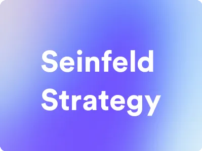 an image for seinfeld strategy