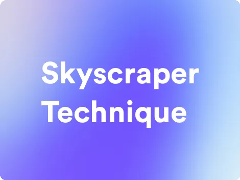 an image for skyscraper technique