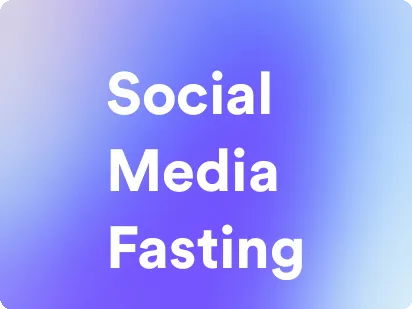 an image for social media fasting
