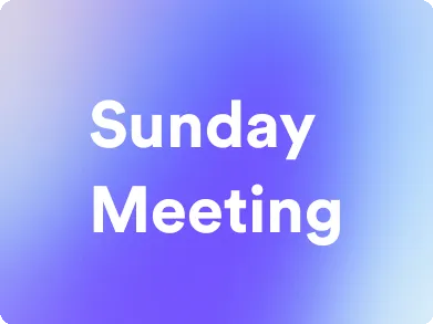 an image for sunday meeting