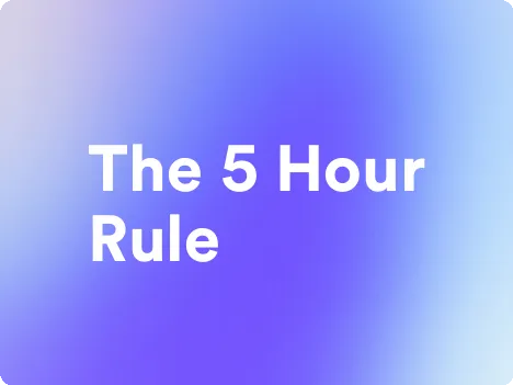 an image for the 5 hour rule