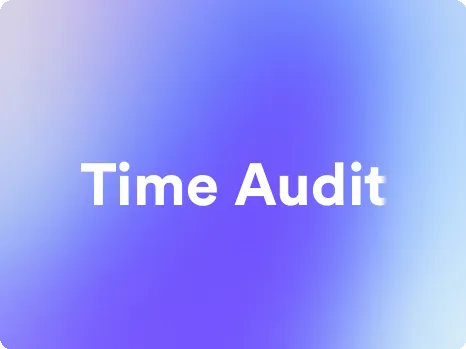 an image for time audit