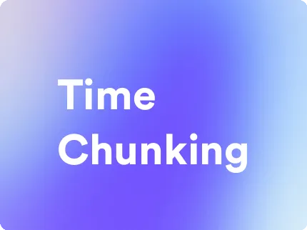 an image for time chunking