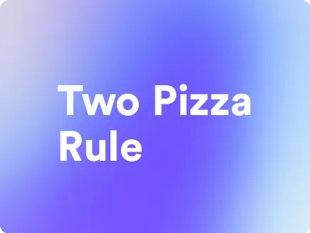an image for two pizza rule
