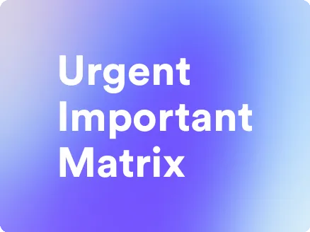 an image for urgent important matrix