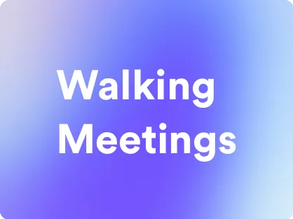 an image for walking meetings