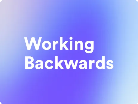 an image for working backwards