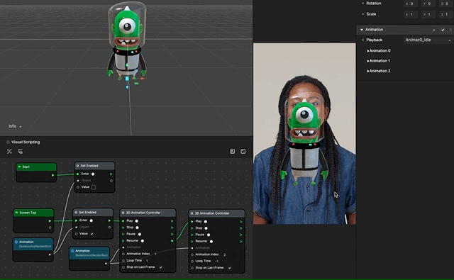 3D Animation Controller | TikTok Effect House