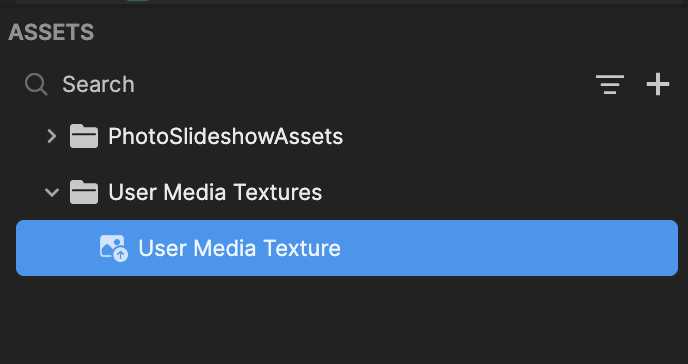 user media texture