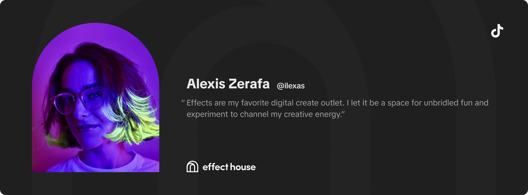 Effects are my favorite digital create outlet. I let it be a space for unbridled fun and experiment to channel my creative energy. -Alexis Zerafa (@ilexas)