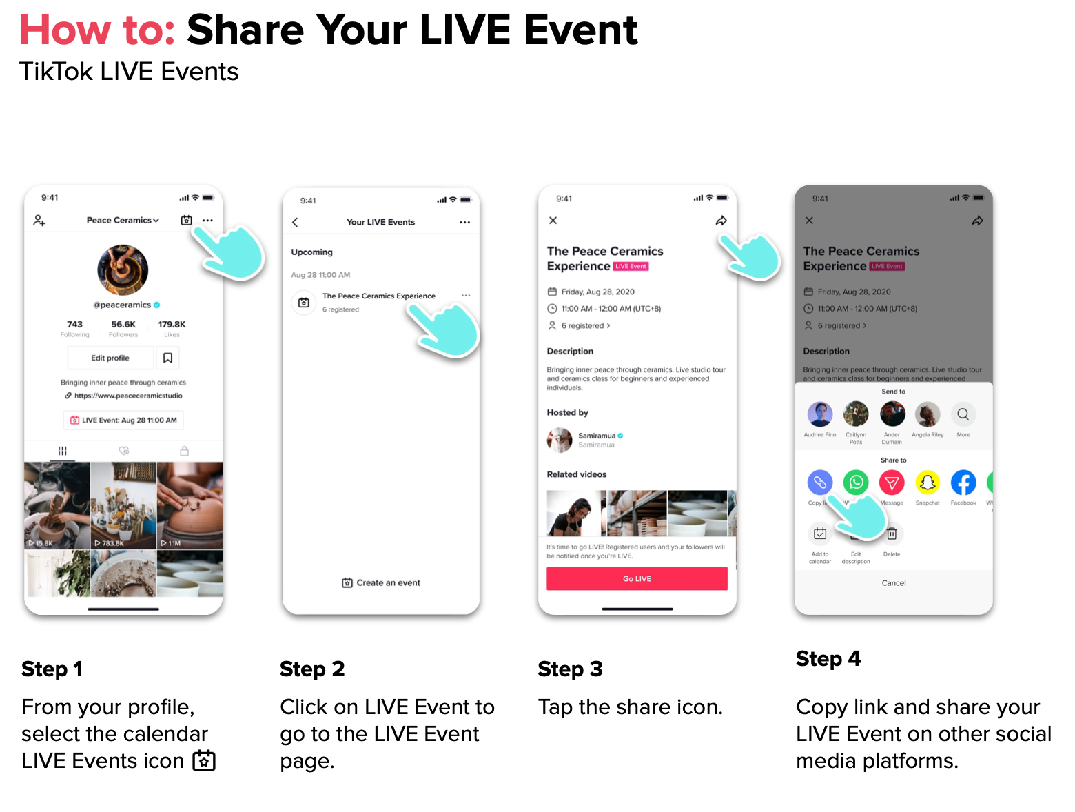 TikTok Live Event is on