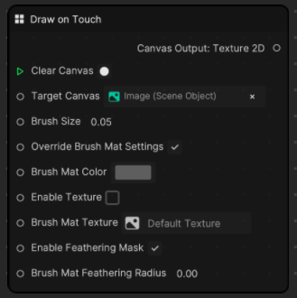 Draw on Touch interaction