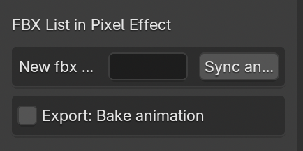 bake animation