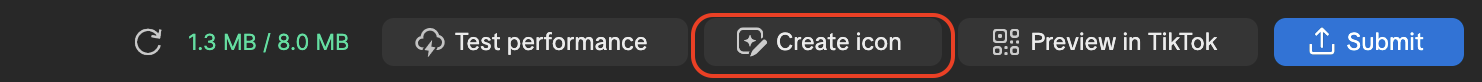 create icon button