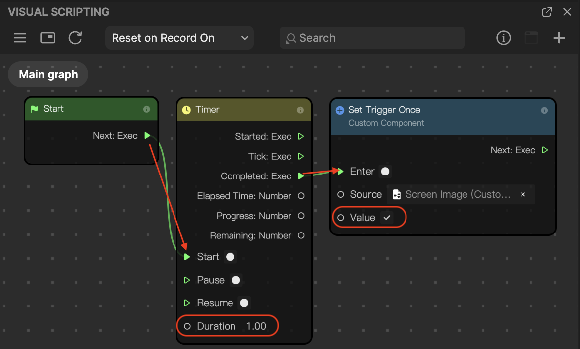 timer node