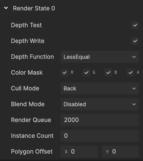 render state component