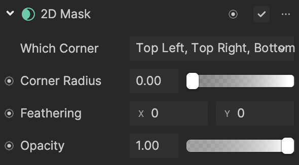 2d mask component