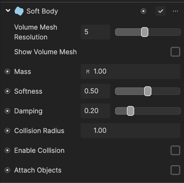 soft body component