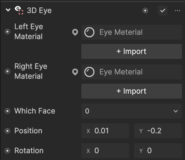 3d eye component