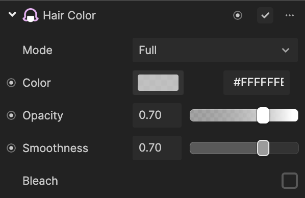 hair color properties