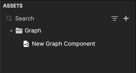 create and add a graph component