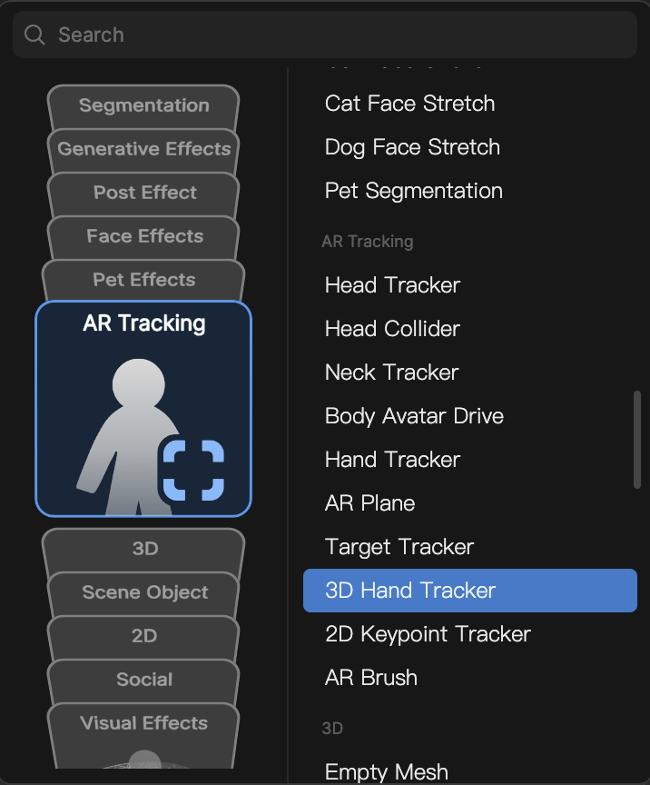 add 3D hand tracker