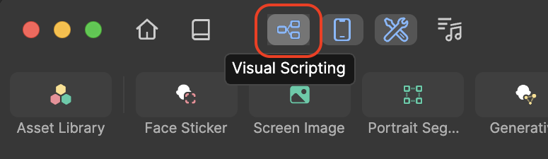 visual scripting entry point